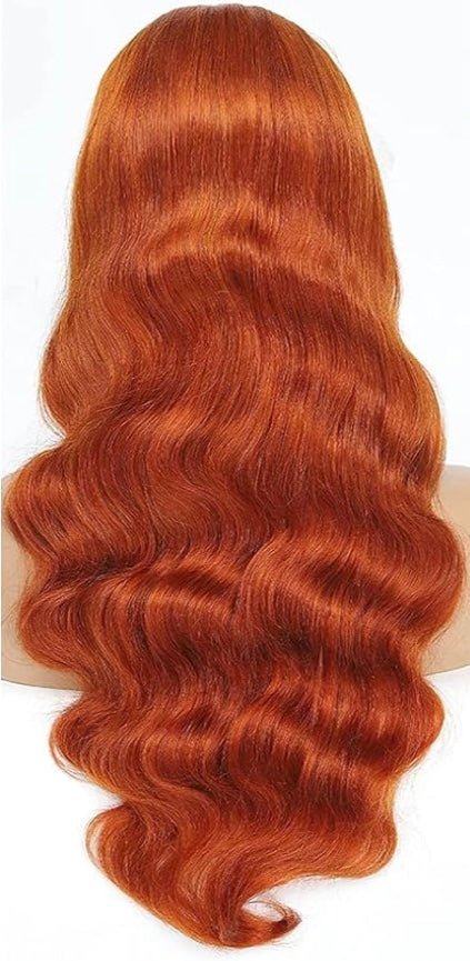 13x4 Orange Ginger Color HD Frontal (22Inch)