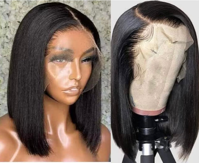 13x4 14 inch straight bob 180% density